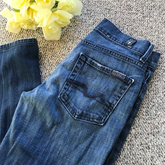 7 for all Mankind Denim - 7 for All Mankind High Waist Boot Cut Jeans 25